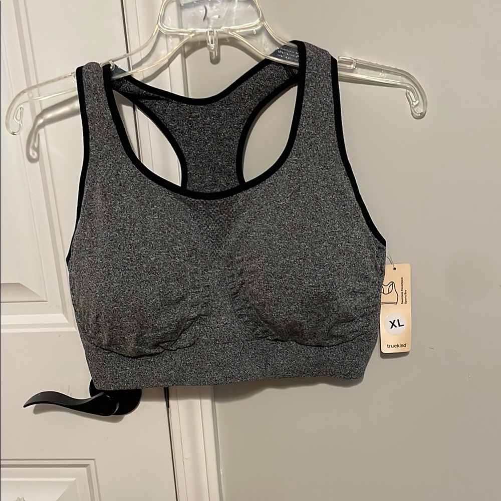 Shapermint Charcoal Sports Bra